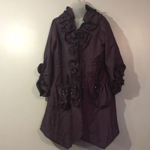 Pretty Angel purple jacket blouse blazer.